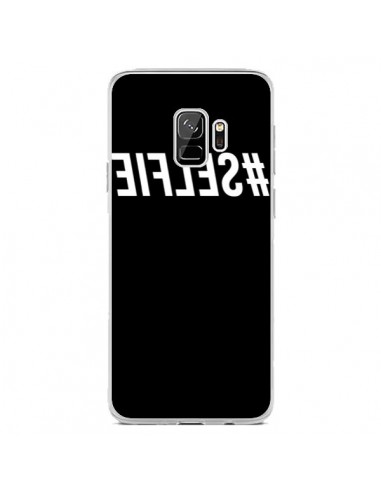 Coque Samsung S9 Hashtag Selfie Blanc Inversé - Jonathan Perez