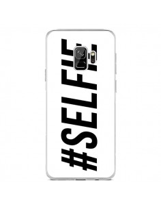 Coque Samsung S9 Hashtag Selfie Blanc Horizontal -...