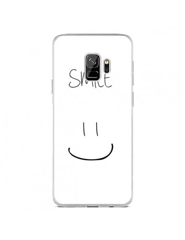 Coque Samsung S9 Smile Souriez en Blanc - Jonathan Perez