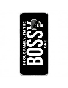 Coque Samsung S9 In our family i'm the Bossy one -...