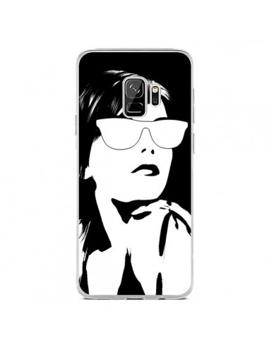 Coque Samsung S9 Fille Lunettes Blanches - Jonathan Perez