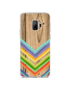 Coque Samsung S9 Tribal Azteque Bois Wood - Jonathan Perez