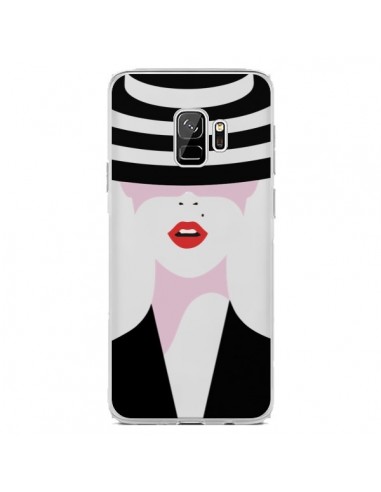 Coque Samsung S9 Femme Chapeau Hat Lady Transparente - Dricia Do