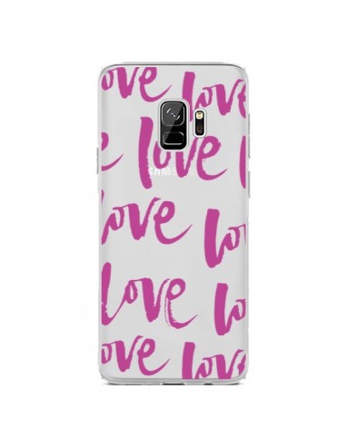 Coque Samsung S9 Love Love Love Amour Transparente - Dricia Do