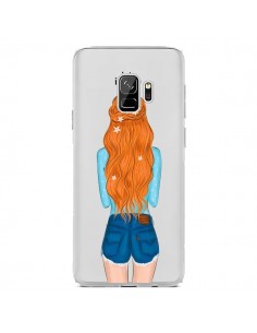 Coque Samsung S9 Red Hair Don't Care Rousse Transparente...