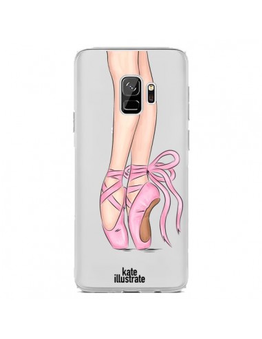 Coque Samsung S9 Ballerina Ballerine Danse Transparente - kateillustrate