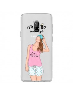 Coque Samsung S9 I Don't Do Mornings Matin Transparente -...