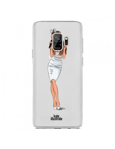 Coque Samsung S9 Ice Queen Ariana Grande Chanteuse Singer Transparente - kateillustrate