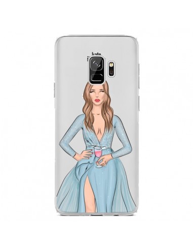 Coque Samsung S9 Cheers Diner Gala Champagne Transparente - kateillustrate