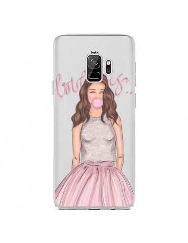 Coque Samsung S9 Bubble Girl Tiffany Rose Transparente - kateillustrate
