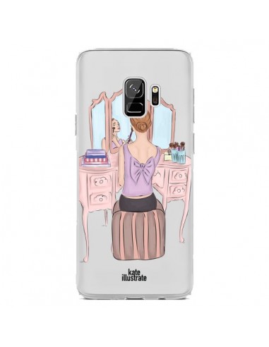 Coque Samsung S9 Vanity Coiffeuse Make Up Transparente - kateillustrate