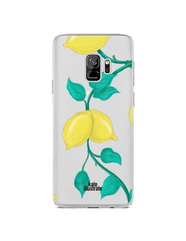 Coque Samsung S9 Lemons Citrons Transparente - kateillustrate