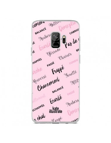 Coque Samsung S9 Ballerina Ballerine Mots - kateillustrate