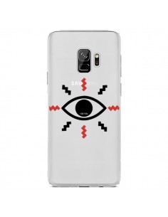 Coque Samsung S9 Eye I See You Oeil Transparente -...