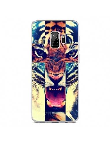 Coque Samsung S9 Tigre Swag Croix Roar Tiger - Laetitia