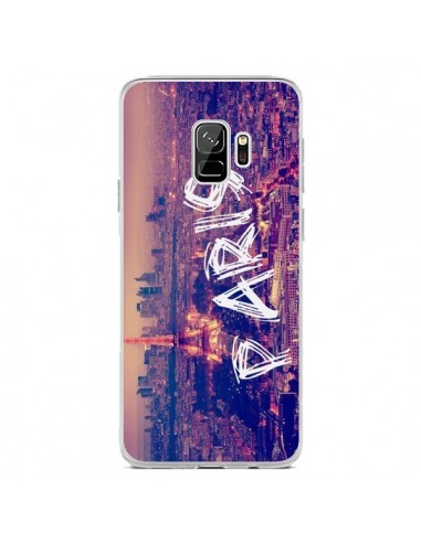 Coque Samsung S9 Paris Tour Eiffel Tower Nuit - Laetitia