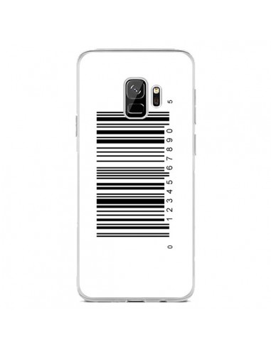 Coque Samsung S9 Code Barres Noir - Laetitia
