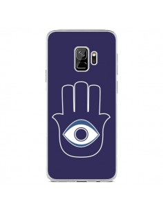 Coque Samsung S9 Main de Fatma Oeil Bleu - Laetitia