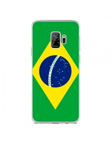 Coque Samsung S9 Drapeau Brésil Brésilien - Laetitia
