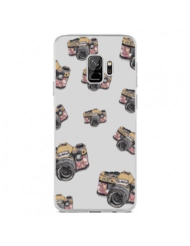 Coque Samsung S9 Appareil photo vintage Rose - Laetitia