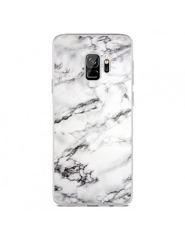 Coque Samsung S9 Marbre Marble Blanc White - Laetitia
