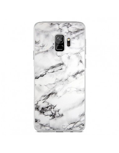 Coque Samsung S9 Marbre Marble Blanc White - Laetitia