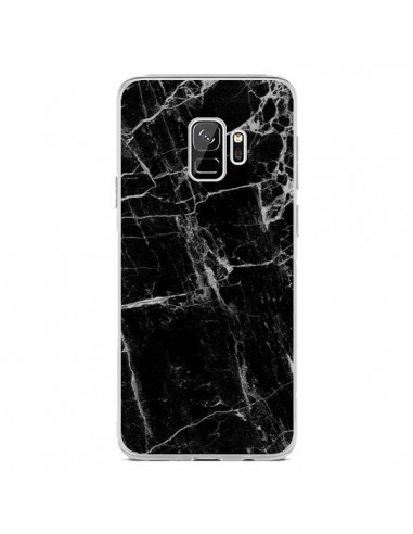 Coque Samsung S9 Marbre Marble Noir Black - Laetitia
