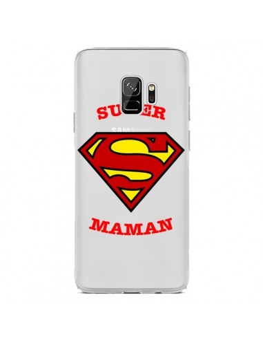 Coque Samsung S9 Super Maman Transparente -...