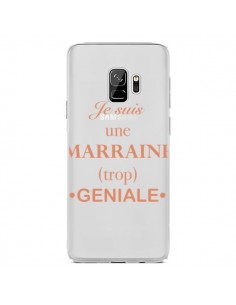 Coque Samsung S9 Je suis une marraine trop géniale...