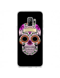 Coque Samsung S9 Tête de Mort Mexicaine Multicolore -...