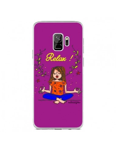 Coque Samsung S9 Fille Relax Zen Yoga - Leellouebrigitte