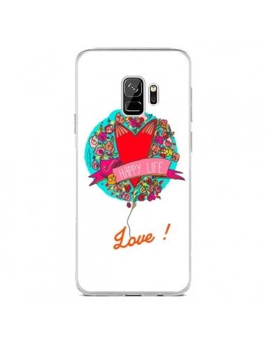 Coque Samsung S9 Love Happy Life - Leellouebrigitte