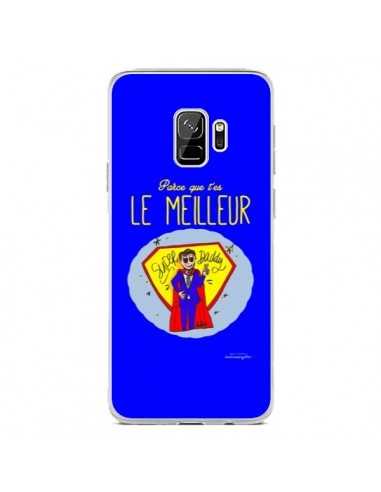 Coque Samsung S9 Le meilleur Papa Fête des Pères - Leellouebrigitte