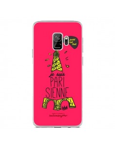 Coque Samsung S9 Je suis Parisienne La Tour Eiffel Rose -...