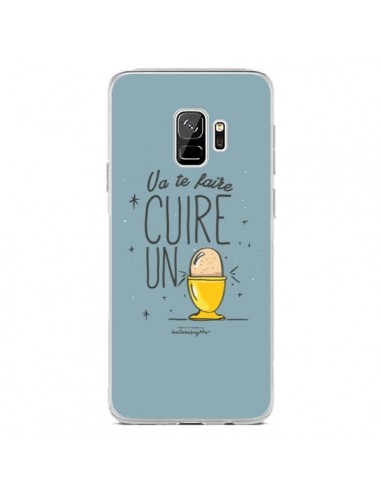 Coque Samsung S9 Va te faire cuir un oeuf gris - Leellouebrigitte