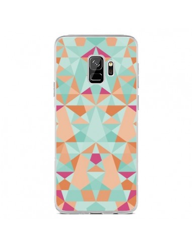 Coque Samsung S9 Azteque Vert - Leandro Pita