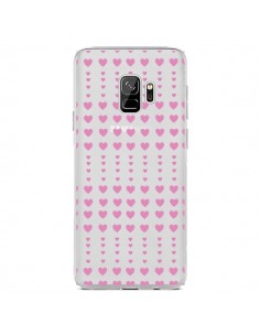 Coque Samsung S9 Coeurs Heart Love Amour Rose...