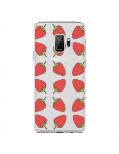 Coque Samsung S9 Fraise Fruit Strawberry Transparente -...