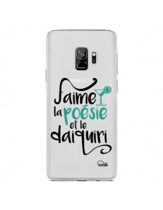 Coque Samsung S9 J'aime la poésie et le daiquiri...