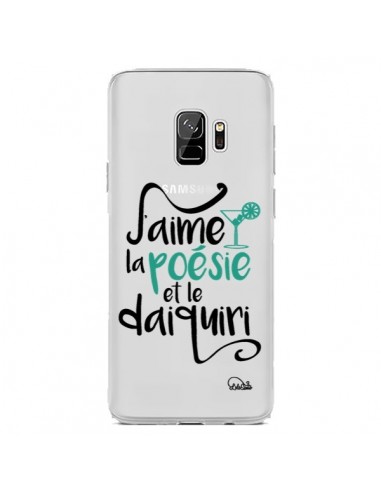 Coque Samsung S9 J'aime la poésie et le daiquiri Transparente - Lolo Santo