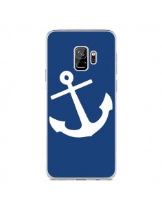 Coque Samsung S9 Ancre Navire Navy Blue Anchor - Mary...