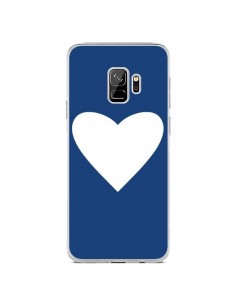Coque Samsung S9 Coeur Navy Blue Heart - Mary Nesrala