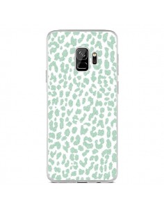 Coque Samsung S9 Leopard Menthe Mint - Mary Nesrala
