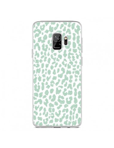 Coque Samsung S9 Leopard Menthe Mint - Mary Nesrala