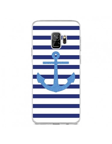 Coque Samsung S9 Ancre Voile Marin Navy Blue - Mary Nesrala