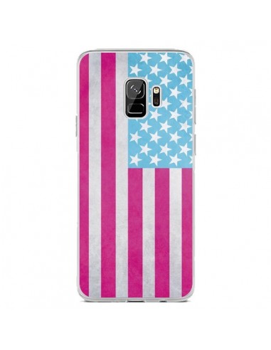 Coque Samsung S9 Drapeau USA Vintage - Mary...