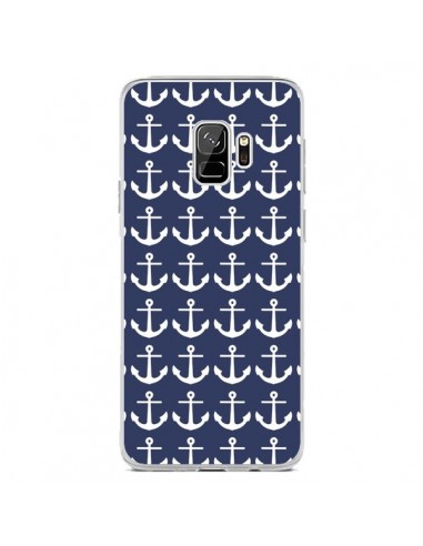 Coque Samsung S9 Ancre Marin Bleu Anchors Navy - Mary Nesrala