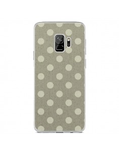 Coque Samsung S9 Pois Polka Camel - Mary Nesrala