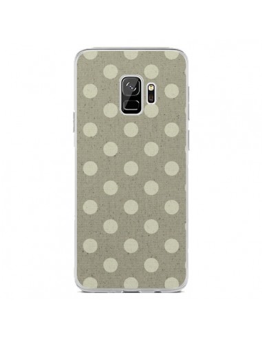 Coque Samsung S9 Pois Polka Camel - Mary Nesrala