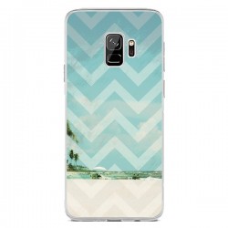 Coque Samsung S9 Chevron Beach Dreams Triangle Azteque -...